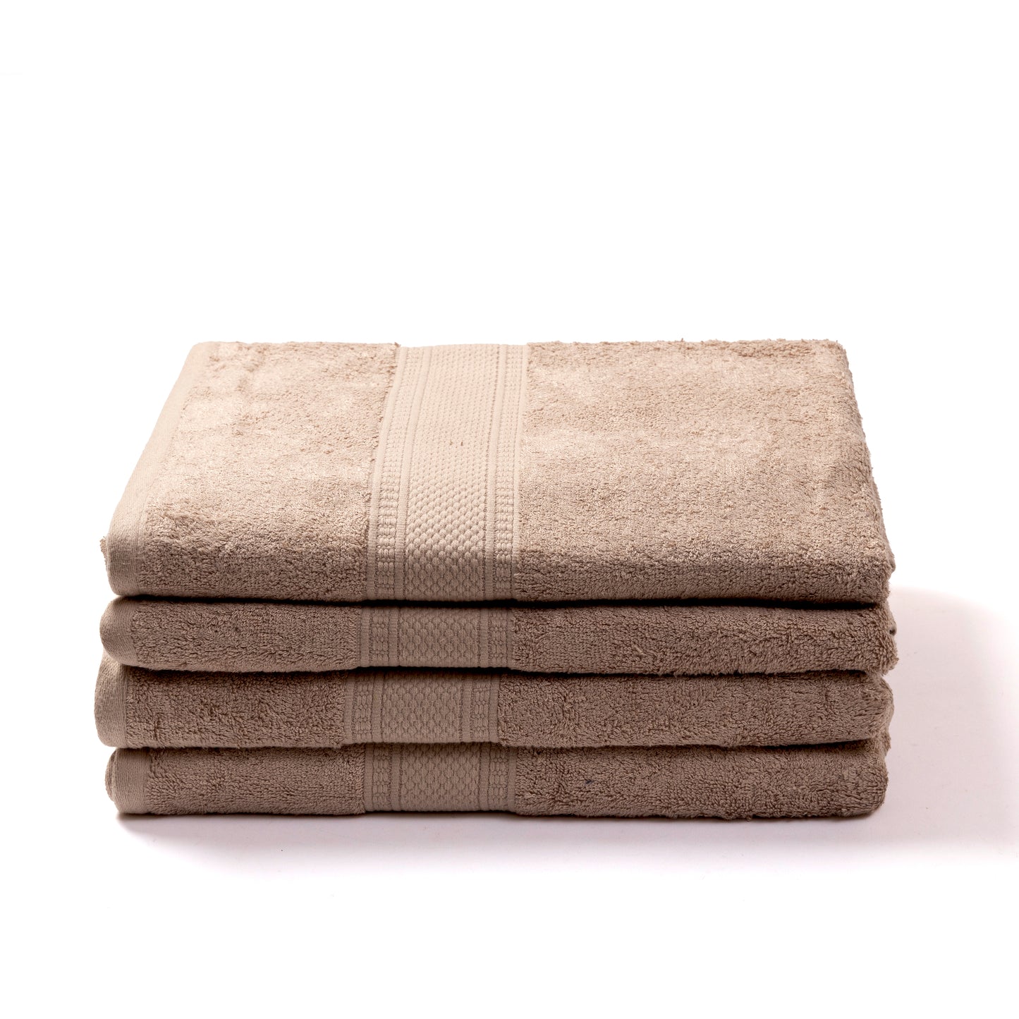 80% Bamboo 20% Cotton - Bath Towel [Pack of 04]
