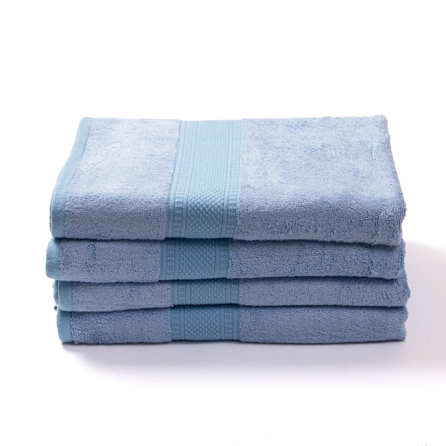 80% Bamboo 20% Cotton - Bath Towel [Pack of 04]