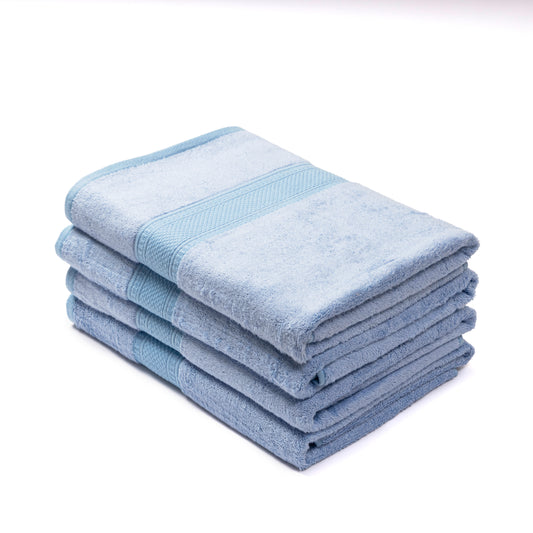 80% Bamboo 20% Cotton - Bath Towel [Pack of 04]