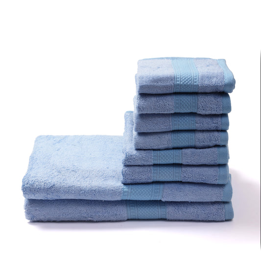 80% Bamboo 20% Cotton - Towel Sets [2 Bath/2 Hand/4 Face]