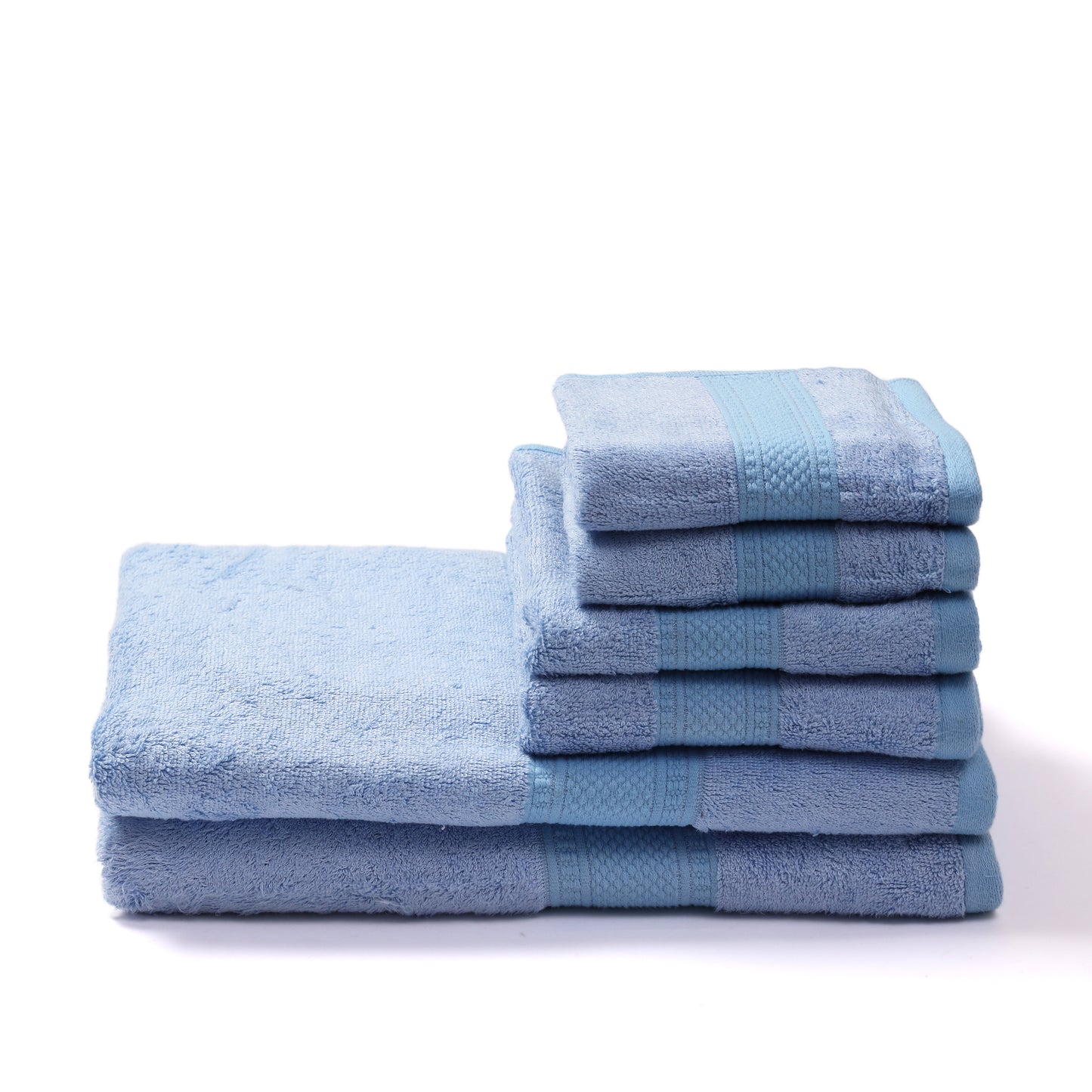 80% Bamboo 20% Cotton - Towel Sets [2 Bath/2 Hand/2 Face]