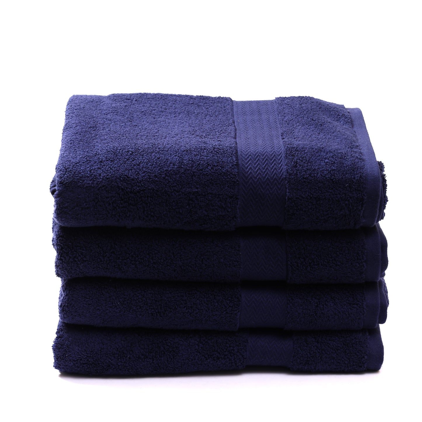 100% Cotton Zero Twist Bath Towel [Pack of 04]