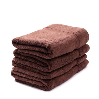 100% Cotton Zero Twist Bath Towel [Pack of 04]