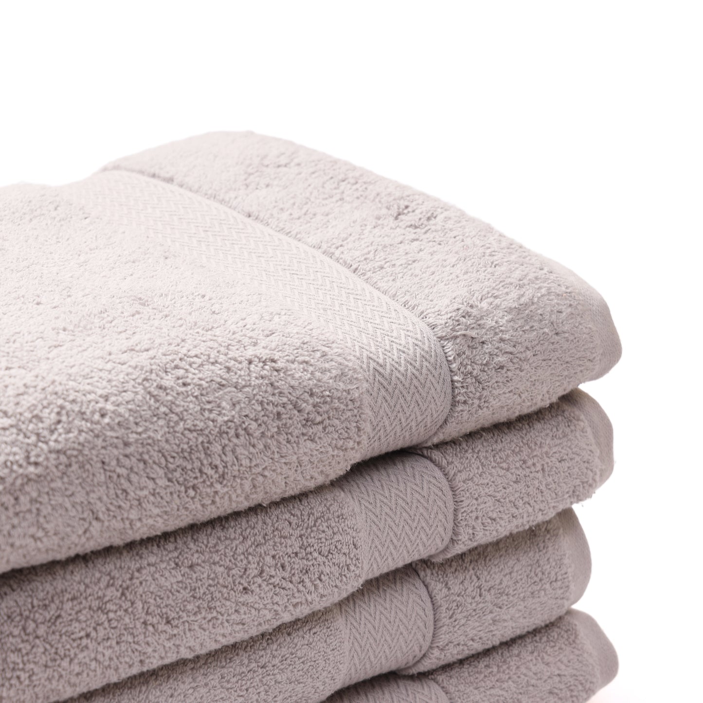 100% Cotton Zero Twist Bath Towel [Pack of 04]