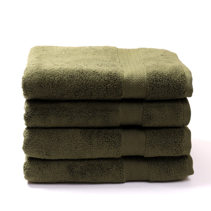 100% Cotton Zero Twist Bath Towel [Pack of 04]