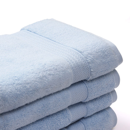 100% Cotton Zero Twist Bath Towel [Pack of 04]