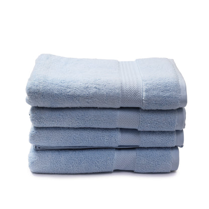 100% Cotton Zero Twist Bath Towel [Pack of 04]
