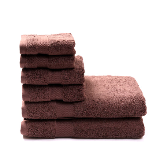 100% Cotton Zero Twist - Towel Sets - [2 Bath/2 Hand/2 Face]