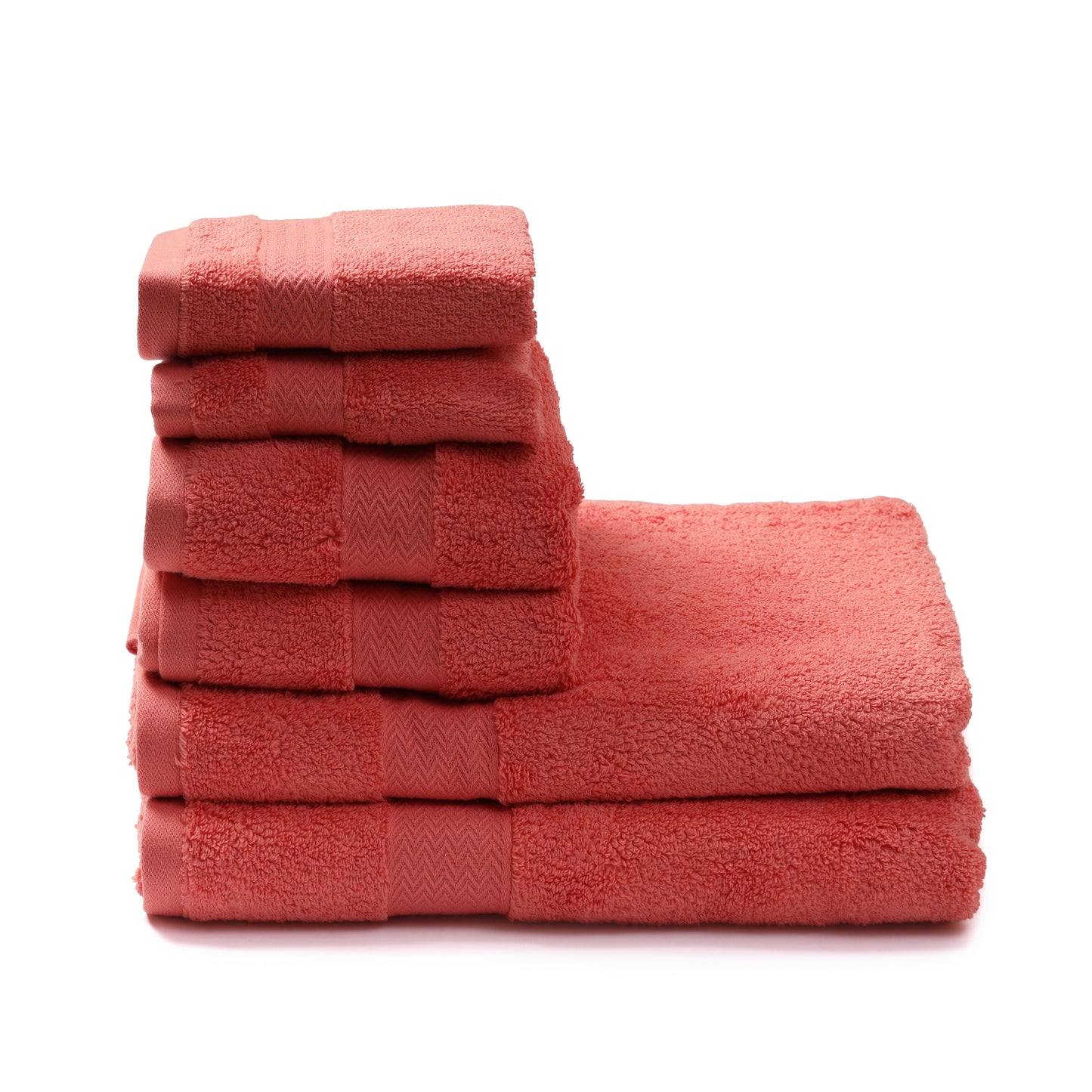 100% Cotton Zero Twist - Towel Sets - [2 Bath/2 Hand/2 Face]